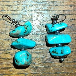Authentic Turquoise & Sterling Earrings